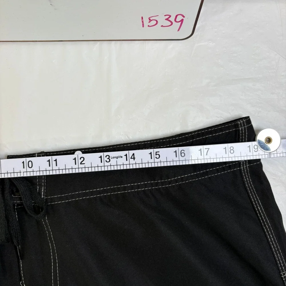 Burnside Mens Black Performance Board‎ Shorts Cargo Pocket Size 38 B9301 NEW NWT